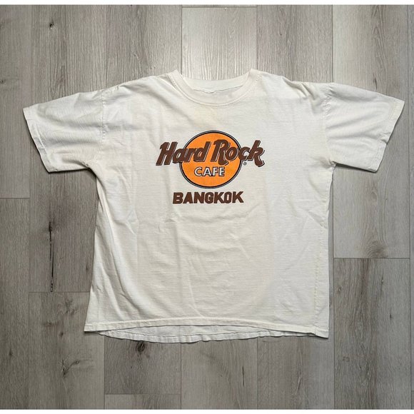 Vintage 90s Hard Rock Cafe Bangkok hang over movie cropped - Picture 6 of 12